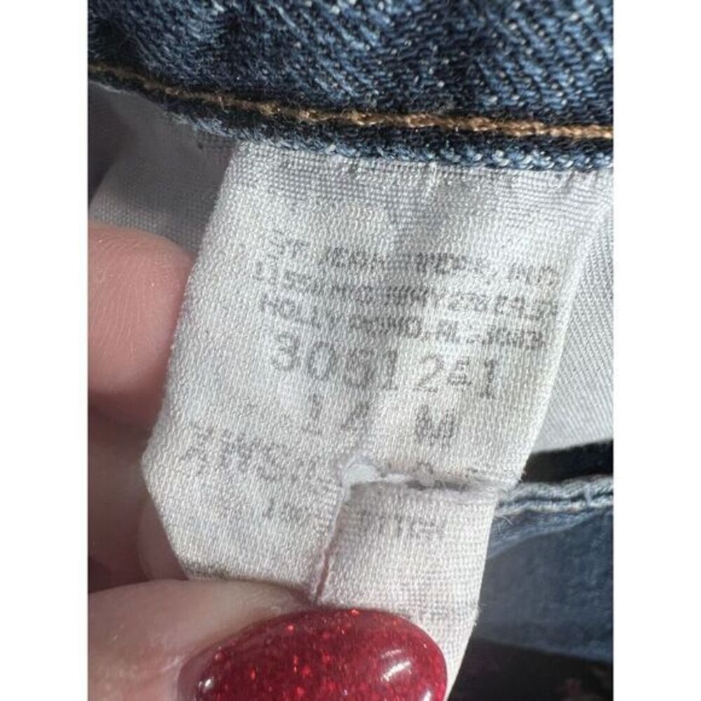 LEE Ultimate 5 Riveted womens straight jeans size 14 M Medium cotton W34 L32 - Picture 11 of 11